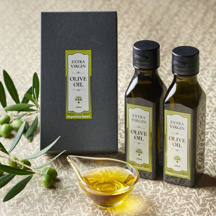 ＜長島観光開発＞長島産「エキストラバージン・オリーブオイル」120ｍlx2（計240ml）