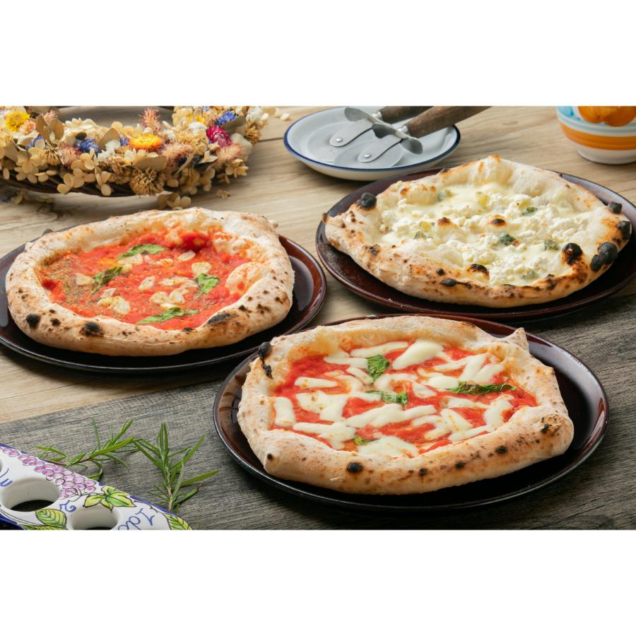 ＜Pizzeria e Trattoria CERVO＞チェルボの石窯 ピッツァ3枚（厳選ナポリ3種）