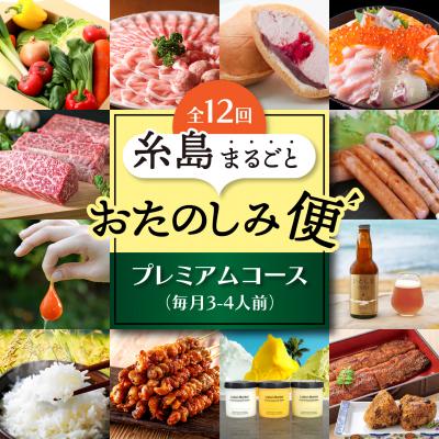 ふるさと納税 糸島市 【全12回定期便】糸島まるごとおたのしみ便30万円コース(毎月3-4人前) [AAH018]