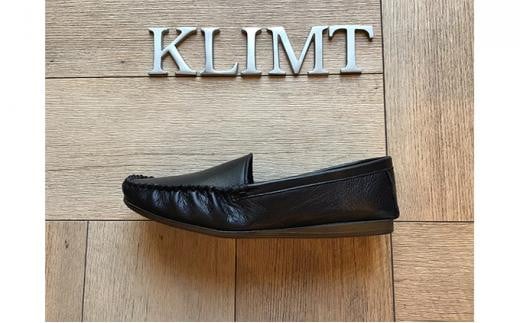 
                  靴　KLIMTクリムトの　ふわふわ楽チン　モカシンシューズ　ブラック
                