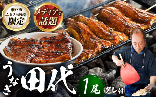 【2026年12月発送】炭火焼き 国産うなぎ 蒲焼 1尾 / ウナギ 鰻 蒲焼 炭火 かば焼き / 瀬戸市 / うなぎ田代 [BBCA001-12]