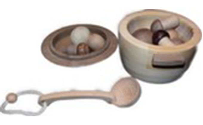 【年末受付限定】具沢山の大きなお鍋 玩具 おもちゃ 工芸品