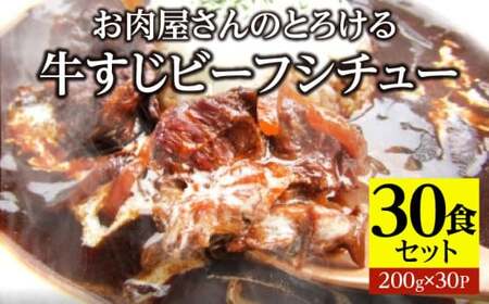 オリーブ牛すじ　ビーフシチュー　200g×30食セット　（総重量6kg）_mk146-245
