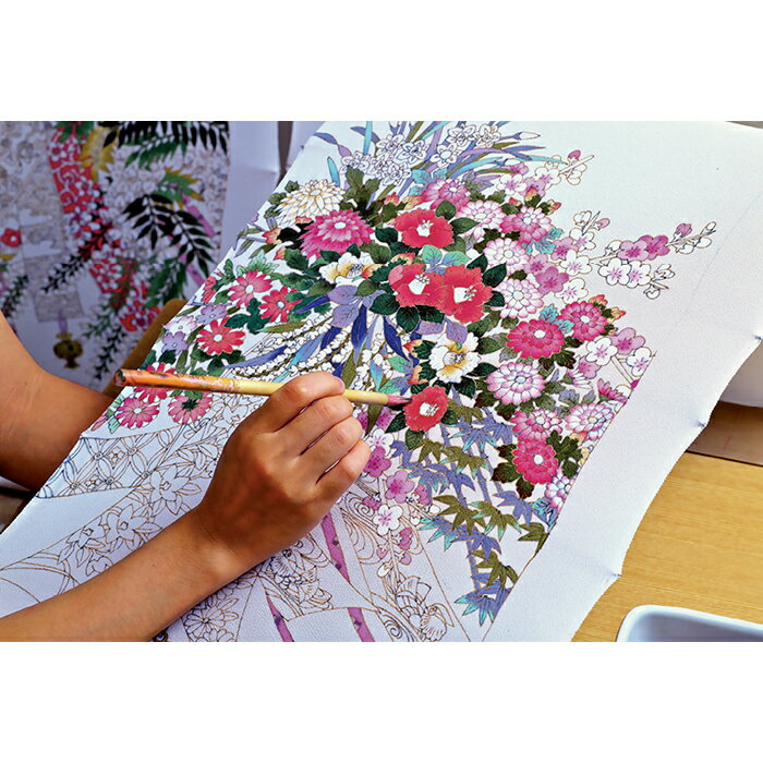 【ふるさと納税】金沢の伝統工芸【加賀友禅】ペア体験利用券（工芸品付） | 石川県 金沢市 金沢 土産 ご当地 ふるさと 納税 支援 伝統 工芸 工芸品 伝統工芸品 体験 チケット ペアチケット 2人 二人 特産品 名産品 金沢工芸品 伝統的工芸品 おすすめ 石川県金沢市 お土産