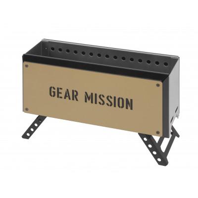 ふるさと納税 岡崎市 【GEAR MISSION】二次燃焼焚火台「BF-GM1(コヨーテブラウン)」
