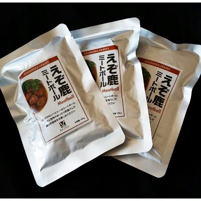 ふるさと納税 白糠町 レトルト鹿肉ミートボール【180g×6袋】 |  | 01