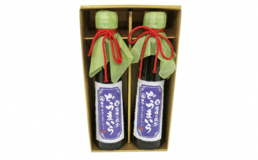 藤枝の 抹茶シロップ 「どうまいら」小2本×1箱セット 