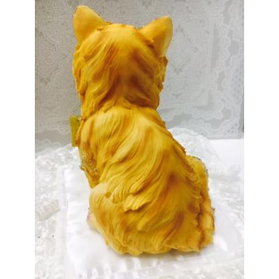 ふるさと納税 中間市 ジュエリー招き猫:ウエルカムキャット(ボード付き)黄猫 |  | 03