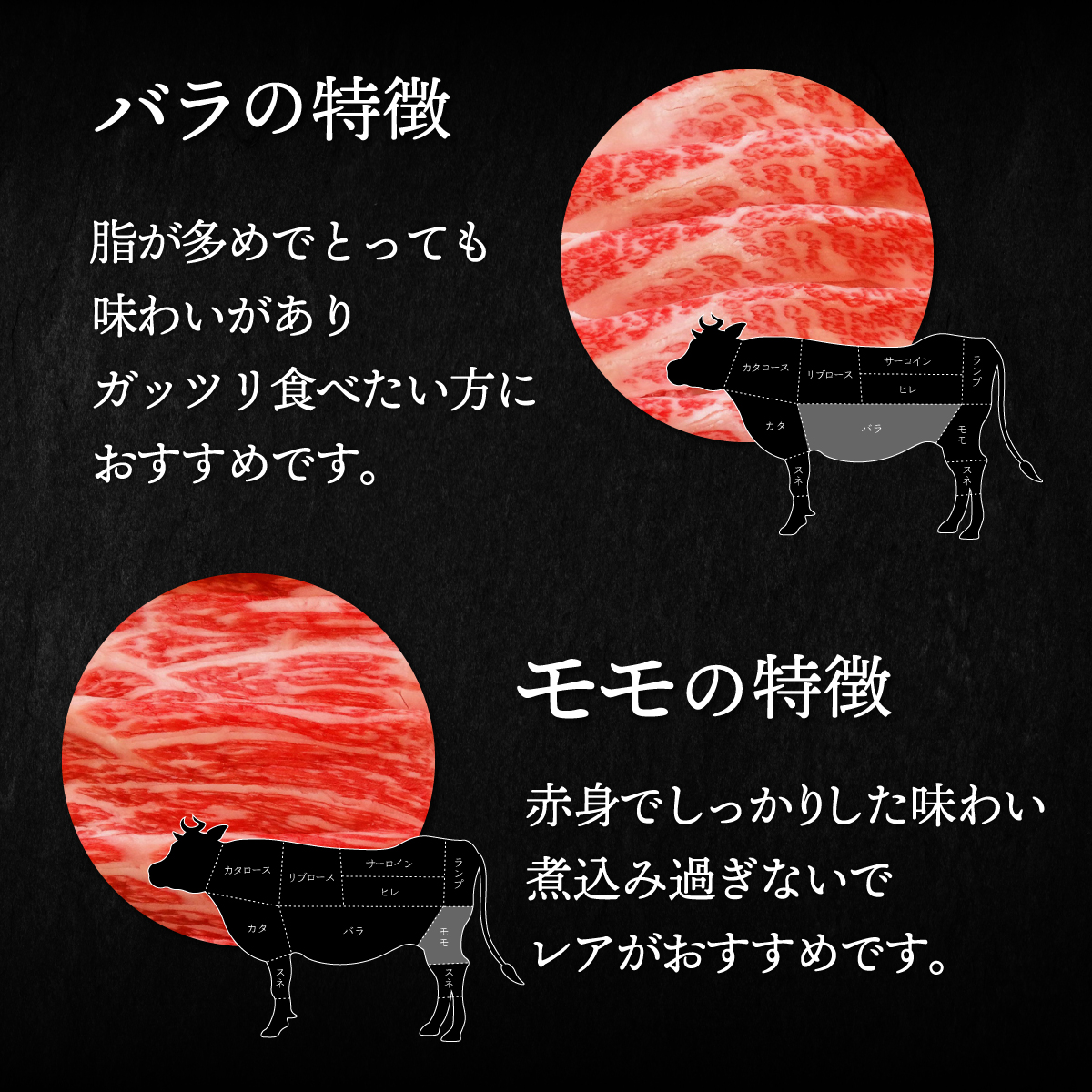 【A4/A5ランク黒毛和牛】びらとり和牛モモバラすき焼き500ｇオリジナル割り下付き BRTB010_イメージ3