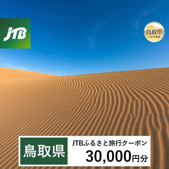 【ふるさと納税】【鳥取県】JTBふるさと旅行クーポン（Eメール発行）30,000円分_T2600276