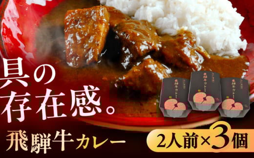 -あふひ 贅の極み- 飛騨牛カレー 2人前×3個セット / レトルト カレー 牛肉 和牛 ブランド牛 ご当地 名物 高級 ギフト 贈答用 人気 おすすめ 美味しい 簡単 調理 長期保存 カレー カレーライス レトルトカレー ビーフカレー 保存食 / 恵那市 / テンポイント [AUEU002]
