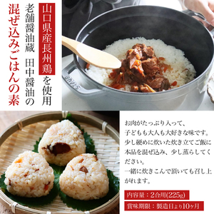 鶏飯 まぜご飯のもと 225g×4 2合用 混ぜご飯 混ぜご飯の素 混ぜ込みご飯 炊き込みご飯 ご飯の素 EW166