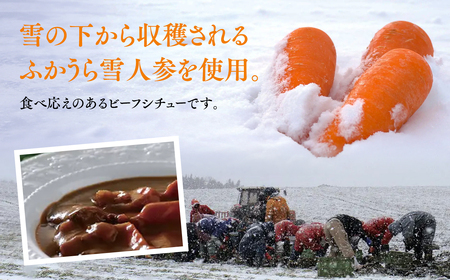 雪人参 ビーフシチュー 220g×3個  [fu-0001-001]