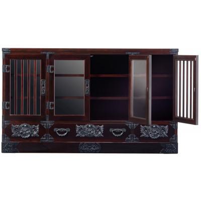 ふるさと納税 利府町 仙台箪笥　五尺サイドボード90　拭き漆塗り　(お申込書返送後1〜4か月程度でお届け) |  | 02