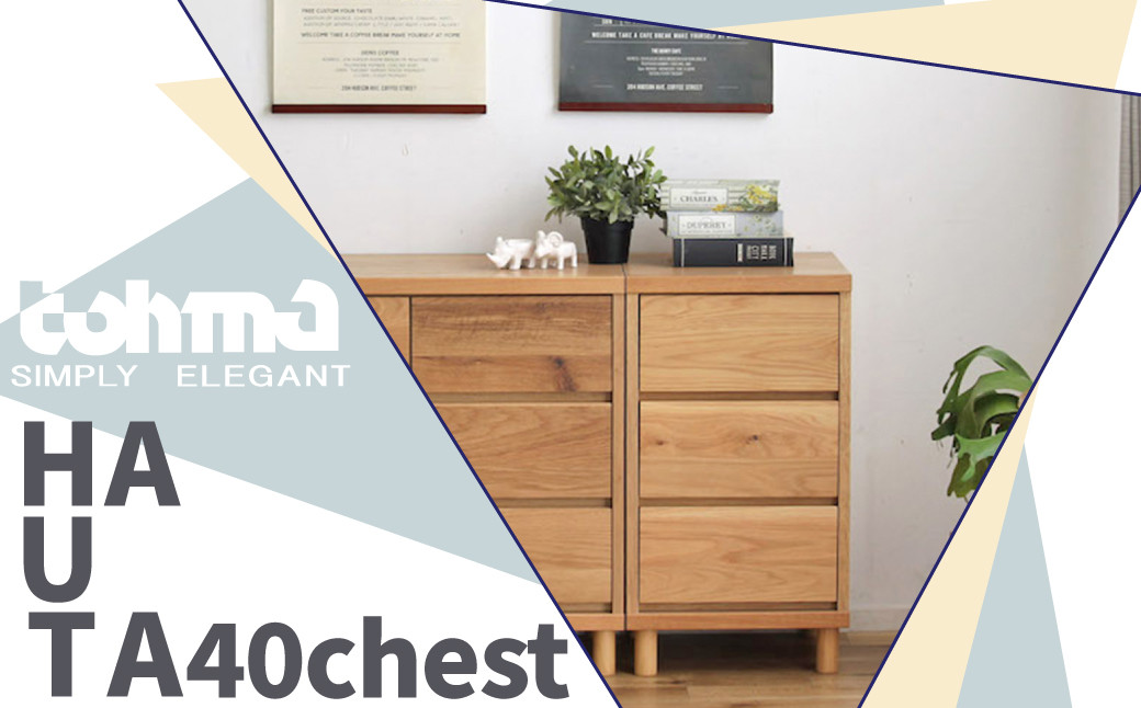 
            【東馬】諸富家具／ハウタ40チェスト　
          