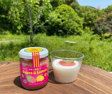 【2個】有機グァバ農園の完熟フルーツソース　Guava＆Lemon(グァバ＆レモン)