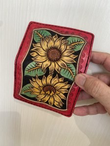 a30-248　フェミニンスタイル 名刺入れ 牛ヌメ革 ハンドメイド