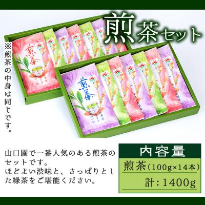 ふるさと納税 曽於市 <お茶生産量日本一の鹿児島県産!>小さいお茶屋の煎茶1.4kg! |  | 01