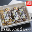 【ふるさと納税】乾しいたけ 3点セット 合計200g 国産 干し シイタケ 椎茸 どんこ 香信 原木椎茸