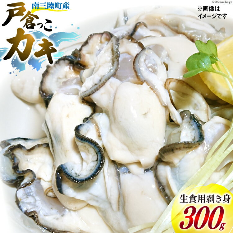 【ふるさと納税】 【期間限定発送】 牡蠣 生食 南三陸町産 戸倉っこカキ 300g [宮城県漁業協同組合志津川支所 宮城県 南三陸町 30an0001] 生カキ 生食用 剥き身 かき カキ 生ガキ むき身 むき