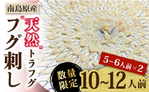 【2026年3月下旬〜発送】【南島原産】天然トラフグ フグ刺し（10〜12人前） / ふぐ フグ とらふぐ トラフグ 刺身 河豚 ふぐ刺し / 南島原市 / ながいけ [SCH041]