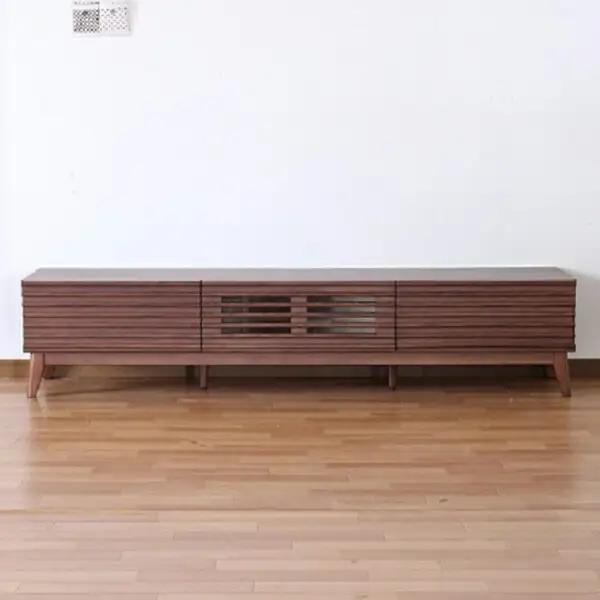 【開梱・設置】アゼル 175cm テレビボード（ブラウン）　AX016