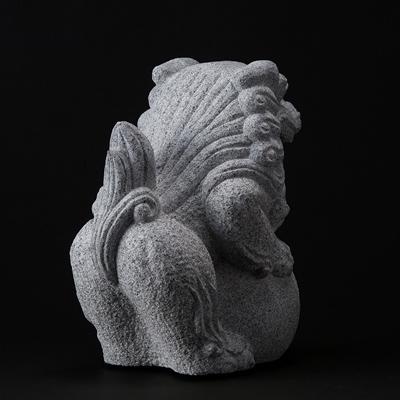 ふるさと納税 高松市 [庵治 石獅子] たま犬 1体(作:神野 淳平)【庵治石産地の職人彫りおろしの一点物】 |  | 02