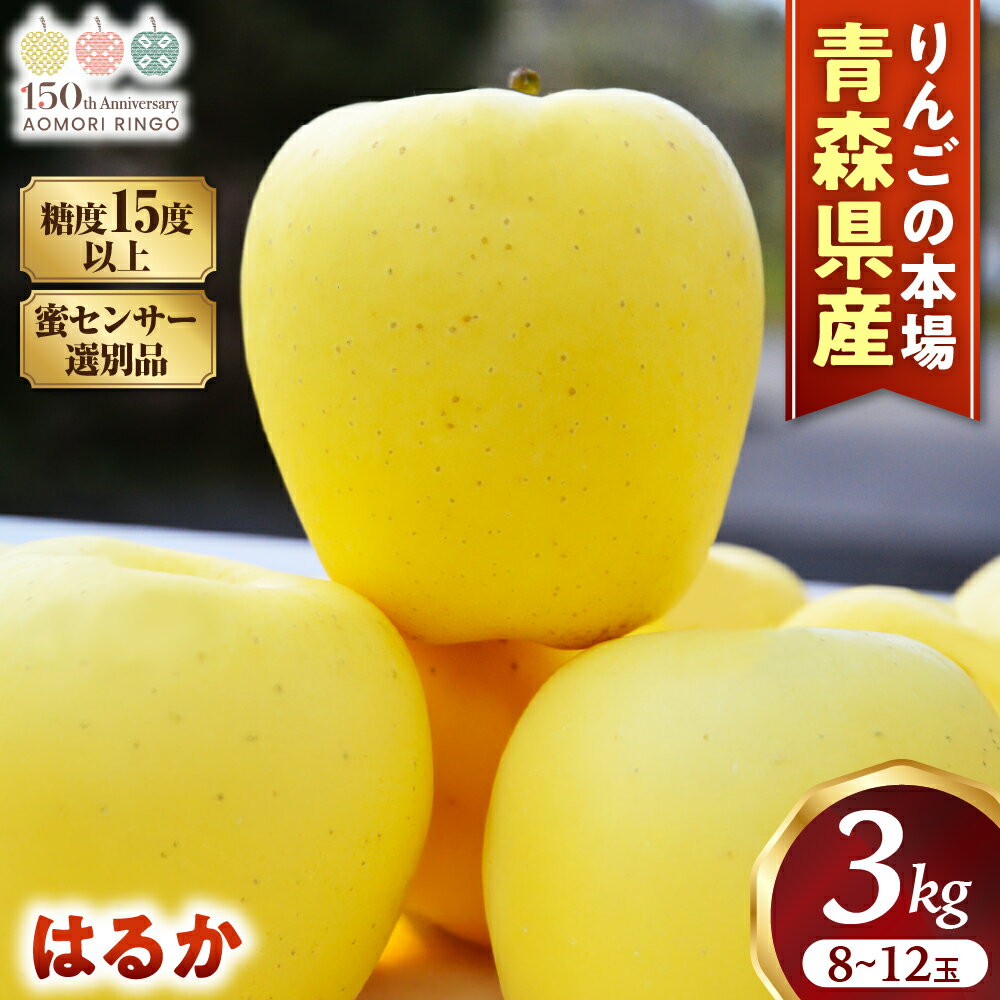 青森りんご高級 はるか 8〜12玉先行予約分 蜜センサー選別品