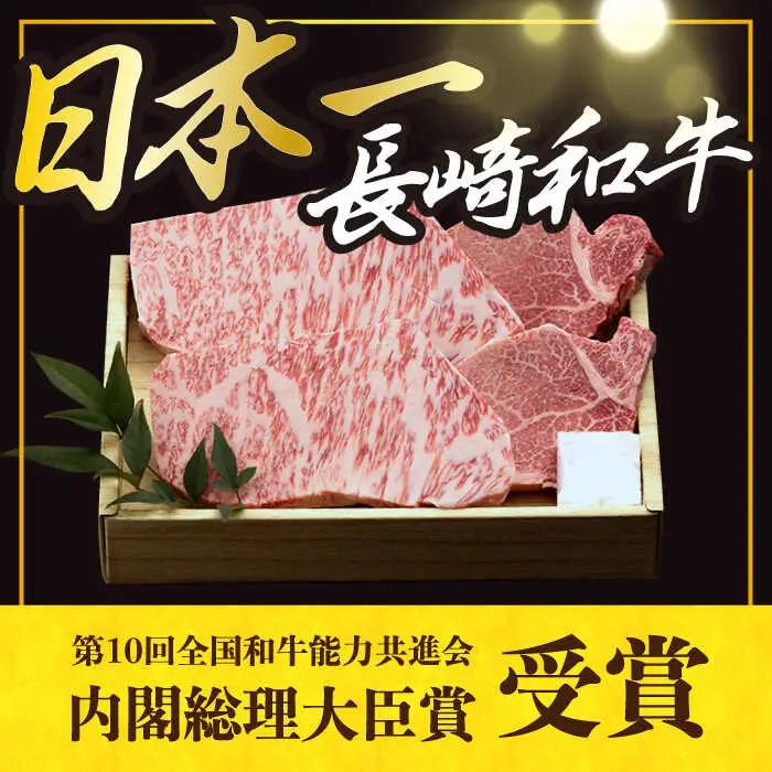【3回定期便】 長崎和牛2種ステーキ食べ比べ [DBK003] 焼肉セット