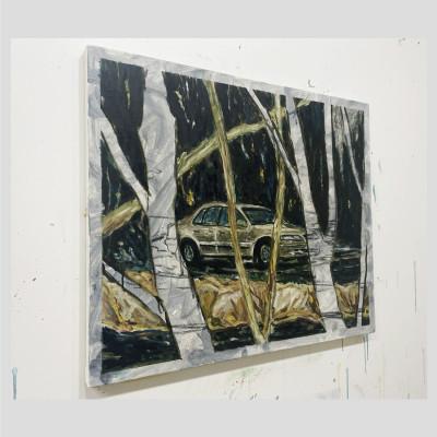 ふるさと納税 多摩市 『残影の轍』(平面作品・油彩画) |  | 02