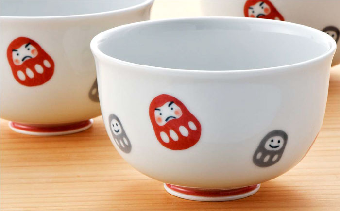 【波佐見焼】 天だるま 一膳丼 どんぶり 5個セット 【陶豊】[OE07]