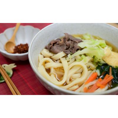 ふるさと納税 山梨県 名物吉田のうどん3人前つゆ付き×3個、香辛料激辛味×1個　
