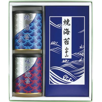 ふるさと納税 島田市 【ギフト包装対応】山本山　海苔詰合せ(焼海苔8切30枚・味付焼海苔8切30枚・焼海苔板のり6枚) |  | 01