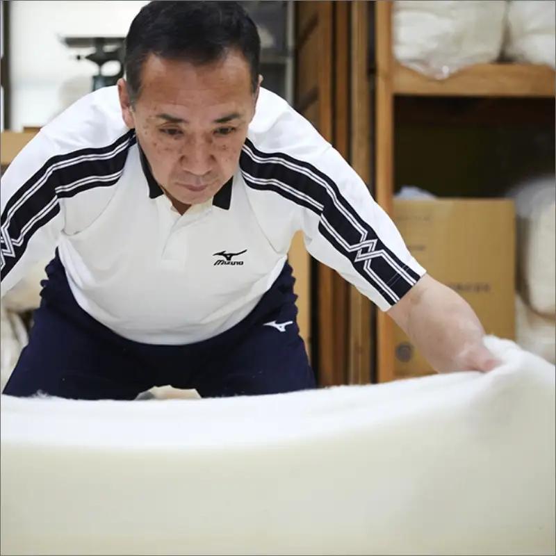 【健康グッズ/ストレッチ】ほどよい硬さ！伝統のふとん屋が作るストレッチ棒 ヨガ ポール（大）＜健康器具 健康グッズ ヨガグッズ ストレッチ＞