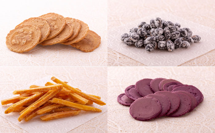 善蔵 12種 詰合せ ( せんべい 豆菓子 芋けんぴ ) 化粧箱入り ／ 豆 まめ 煎餅 芋 いも 菓子 おかし 詰め合わせ ギフト 贈答 【宮栄商事有限会社】 [BKBM008]