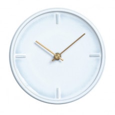 陶磁器製掛け時計 GLAZED CLOCK 『乳白釉』【杉浦製陶】