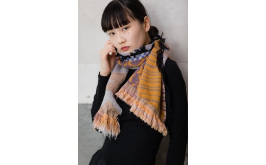 【ＰＯＬＳ】MOHIKANストール　meadowピンク（41-7）