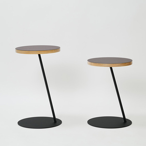 Circle side table（サークルサイドテーブル） サイドテーブル／ナイトテーブル H600 ブラック_モーブ  EB8-0666