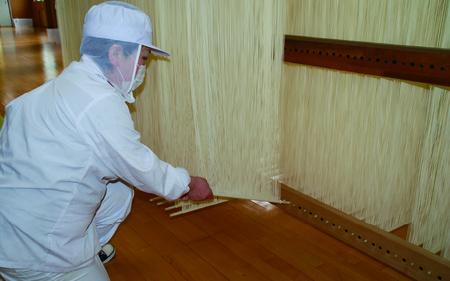 そうめん 揖保乃糸 30束 金帯 木箱入  / そうめん