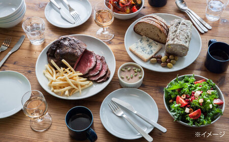 【波佐見ブランド／Common】プレート18cm ネイビー 5枚セット【東京西海】 [DD26]