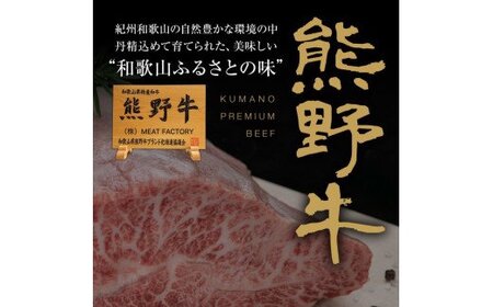 特選黒毛和牛 熊野牛 ローススライス　すき焼き、しゃぶしゃぶ用 約500g 【mtf408A】