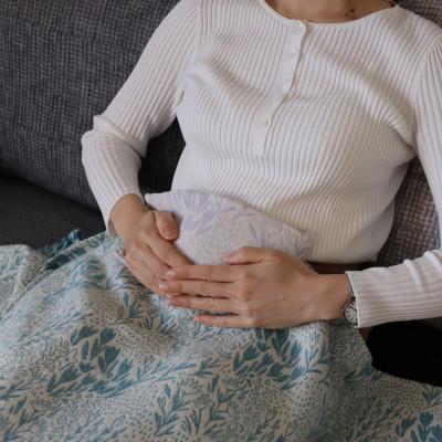 ふるさと納税 見附市 【温活】抗菌加工でいつでも清潔!　じんわりあったか玄米カイロSサイズ C/#そよぐ ラベンダー |  | 01