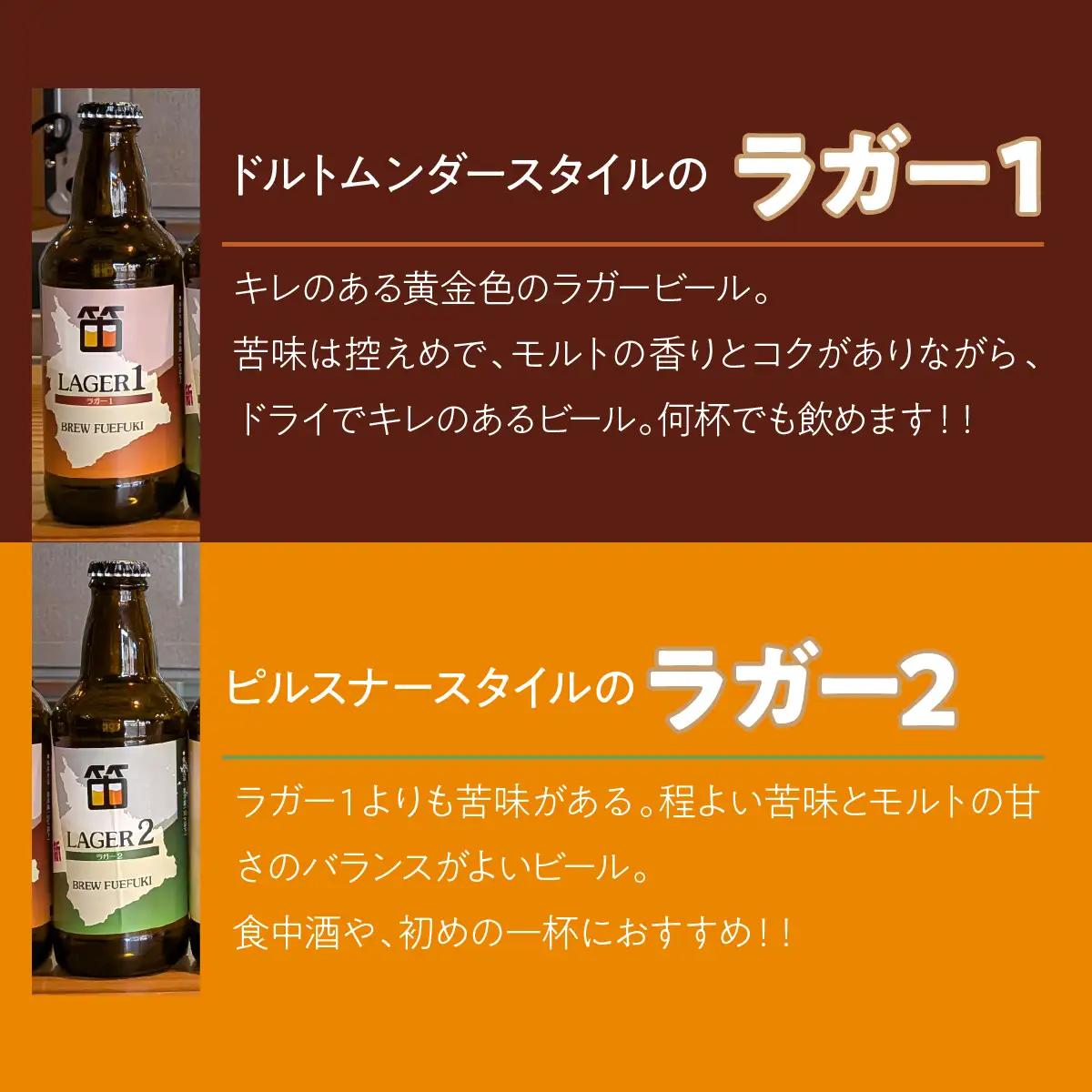 石和温泉郷で作られたクラフトビール３３０ml瓶おまかせ６本セット（３種×２本） 261-002