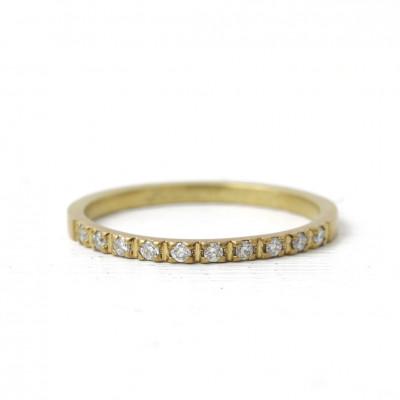 ふるさと納税 飯塚市 スイートテン　ダイヤモンド　指輪　K18YG　mai |  | 03