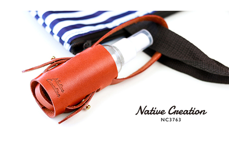 Native Creation スプレーボトルケース NC3763 栃木レザー【納期1～3カ月】 ファッション小物 民芸品 工芸品  BROWN