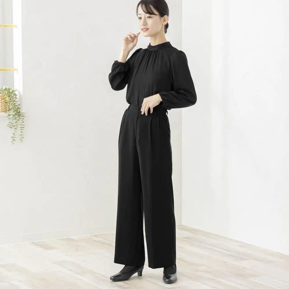 レディース ブラックフォーマル ワイドパンツ　Mサイズ