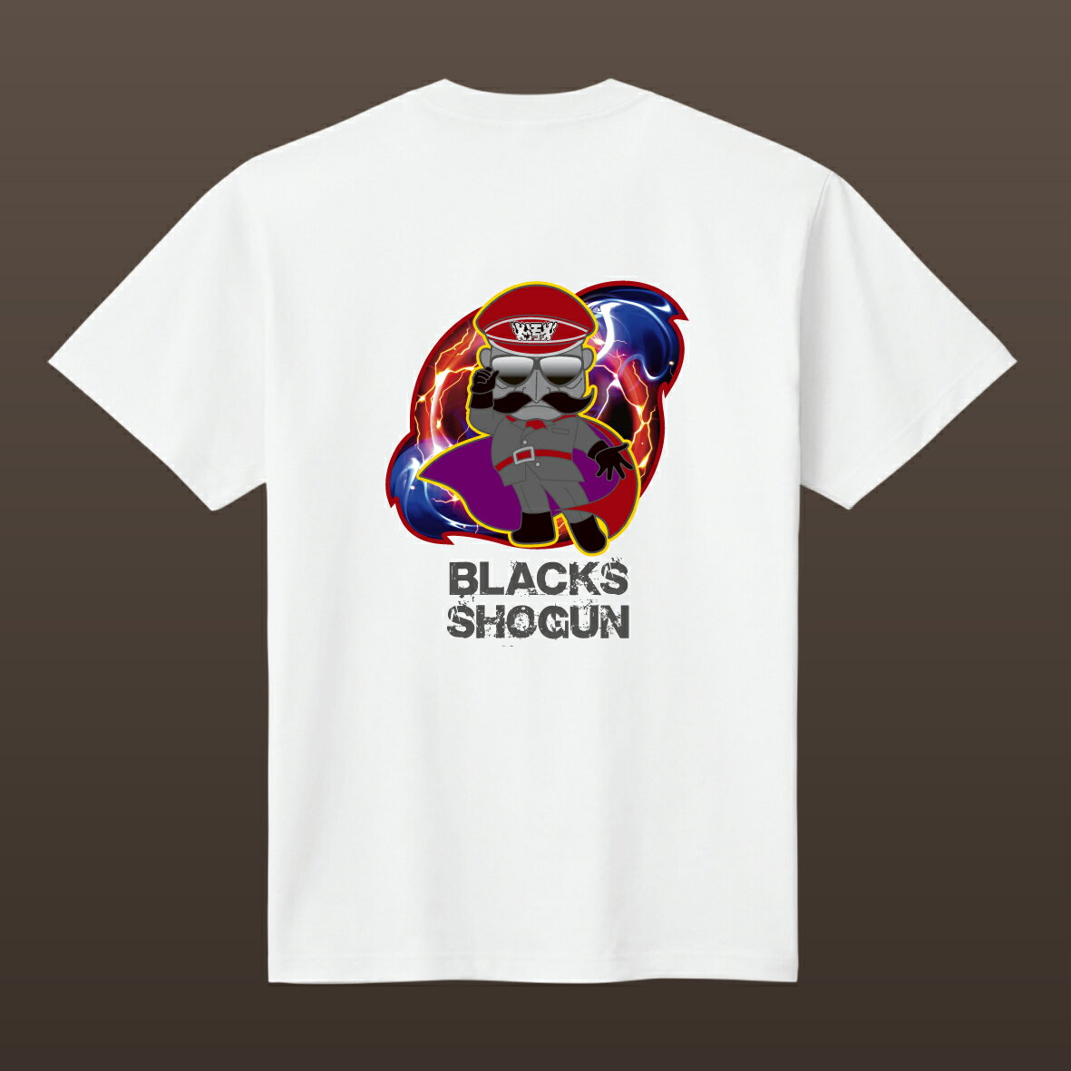 【ふるさと納税】 Tシャツ 選べるサイズ ブラックス将軍 片面 Tシャツ 120 S M L XL サイズ ホワイト 1枚 ティーシャツ 御当地キャラ 株式会社明新社 奈良県 奈良市