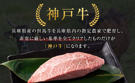 ＜お試し用＞＜神戸牛＞　ミスジステーキ　約240g(約120g×2P)