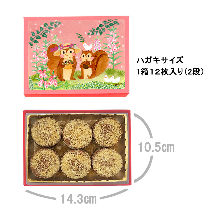[西光亭]くるみのクッキー＆チョコマカダミアクッキー（各1個／お渡し用のお手提げ袋2袋付）