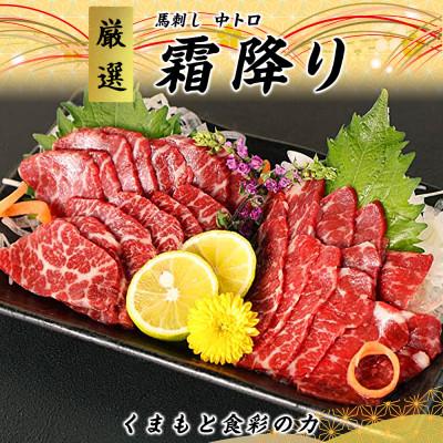 ふるさと納税 宇城市 熊本直送　馬刺しブロック肉　霜降り500g(宇城市)